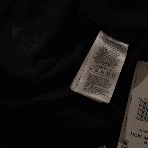 Adidas Women 3 Stripes Legging Tights L - Picture 4 of 7